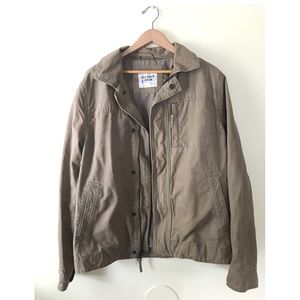 Men’s denim, khaki jacket